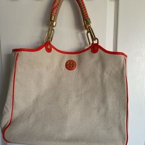 Tory Burch summer canvas bag